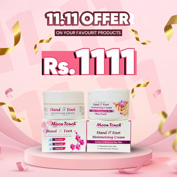 Hand & Foot Care Deal (Whitening Cream + Moisturizing Cream)