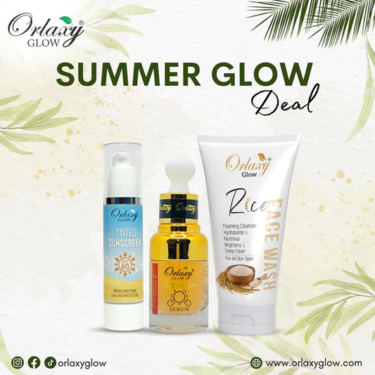 Summer Glow Deal By Orlaxy Glow + Free Ubtan Scrub