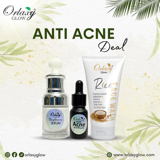 Anti Acne Deal (FREE Scrub Soap) By Orlaxy Glow
