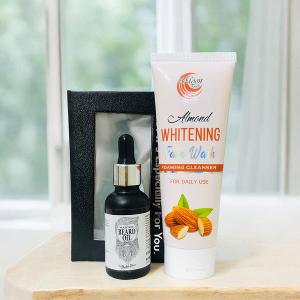 Beard Growth Oil 30ml + Free Whitening Face Wash