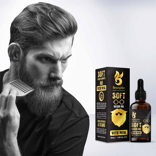 (now discounted) Beard Oil with Musk By Beauty Voc