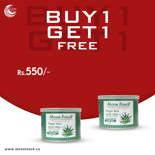 Aloe Vera Finger Wax 160g approx. (Buy1 Get1 Free)