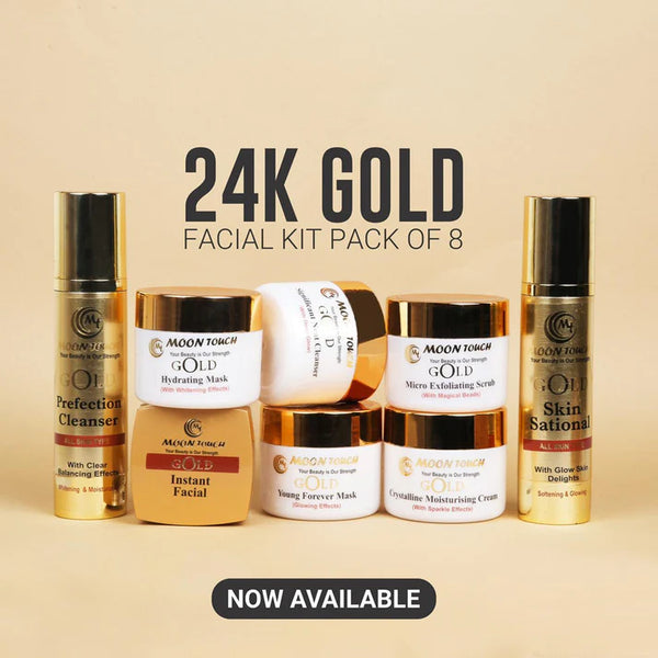 Premium Gold Facial Set + Free Rose Water