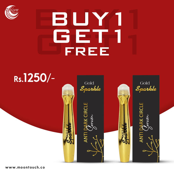 Gold Sparkle Anti Dark Circles Serum (Buy1 Get1 Free)