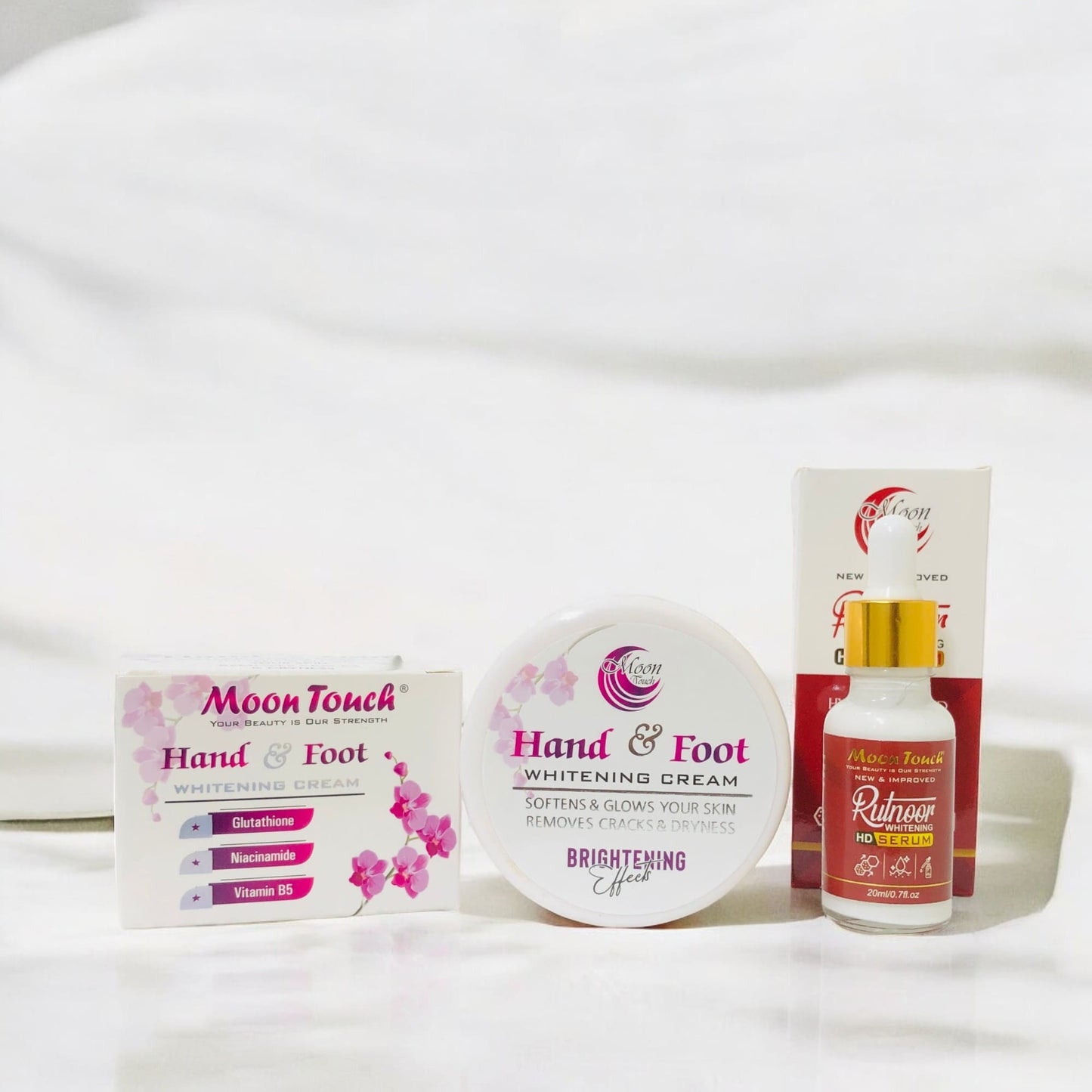 Hand & Foot Whitening Cream + Rutnoor Serum 20ml