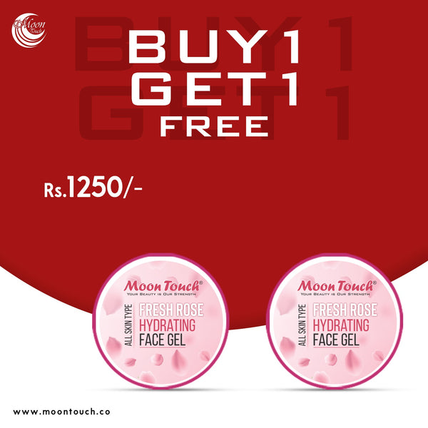 Fresh Rose Hydrating Face Gel (Buy1 Get1 Free)