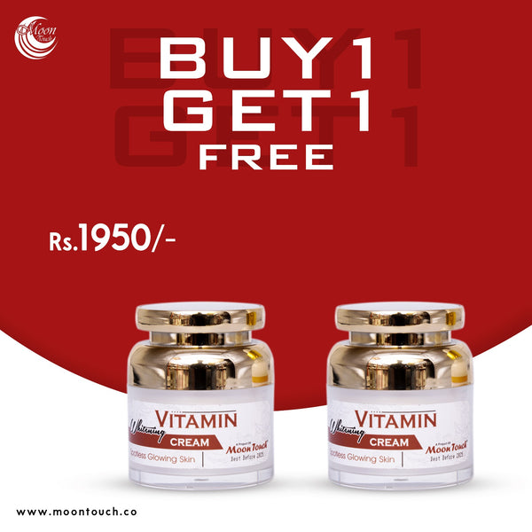 Vitamin Whitening Cream (Buy1 Get1 Free)