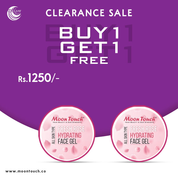 Fresh Rose Hydrating Face Gel (Buy1 Get1 Free)