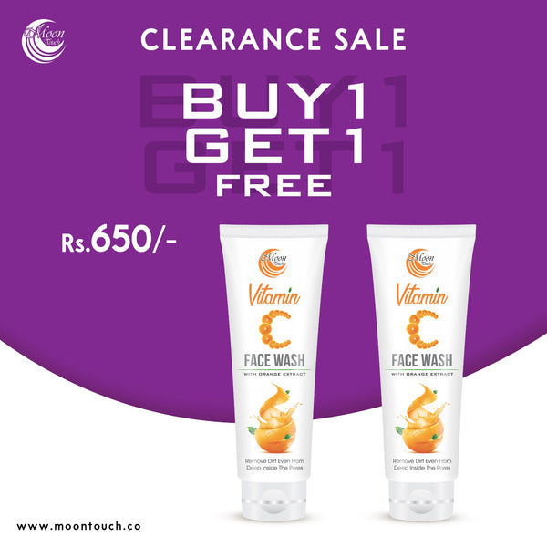 Vitamin C Face Wash 100ml (Buy1 Get1 Free)