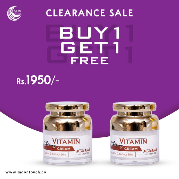 Vitamin Whitening Cream (Buy1 Get1 Free)