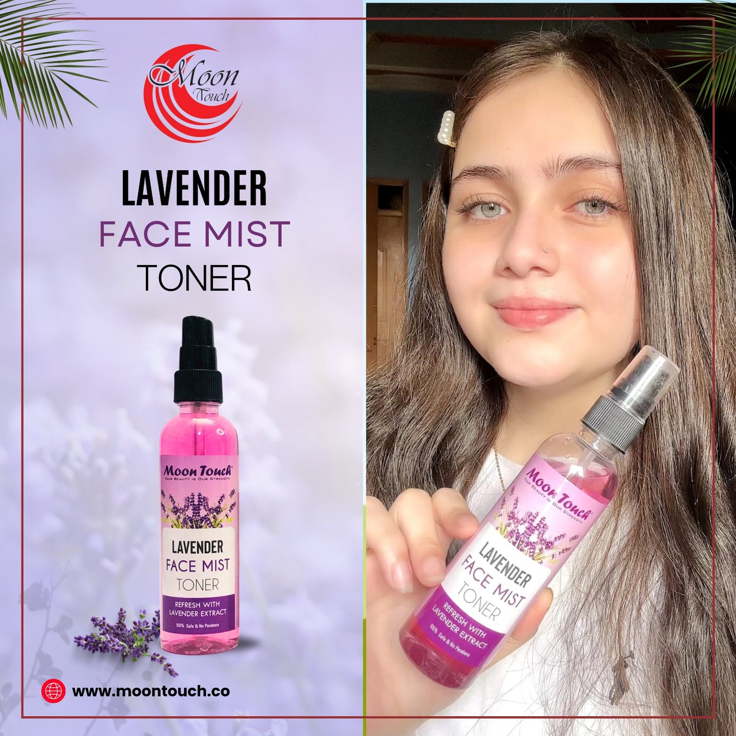 Lavender Face Mist Toner 175ml (Pore Minimizer)