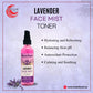 Lavender Face Mist Toner 175ml (Pore Minimizer)