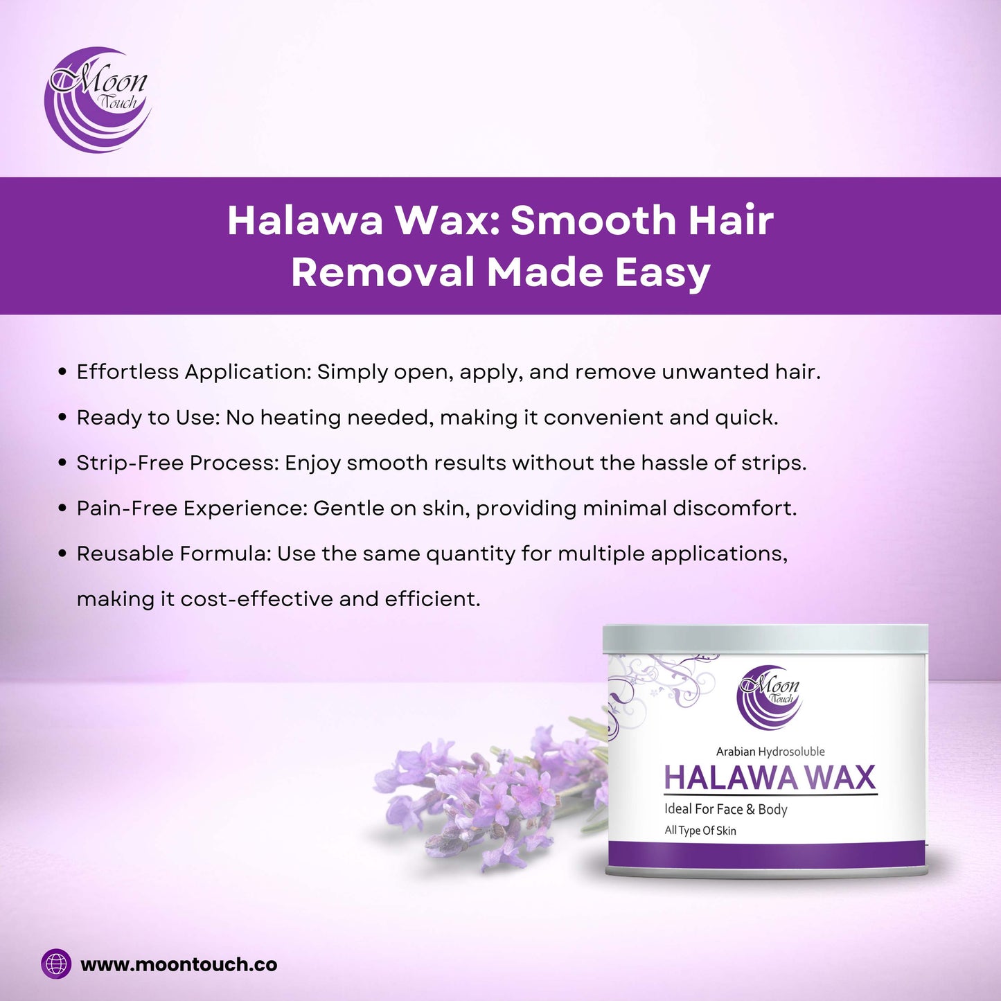 Halawa Hair Removal Wax (New Best Seller)