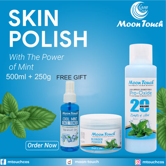 Aqua Mint Skin Polisher (Volume+Blonder) + Free Cool Mint Toner