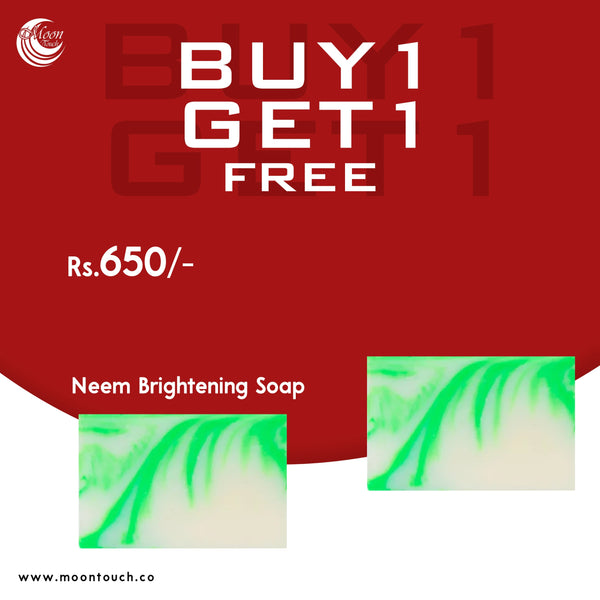 Neem Brightening Soap (Buy1 Get1 Free)