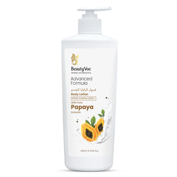 Advance Formula Papaya Body Lotion 400ml By Beauty Voc