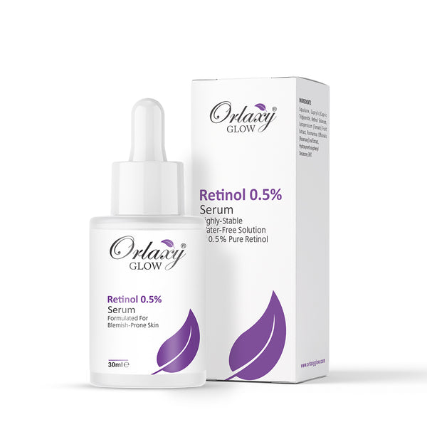 Retinol 0.5% Anti-Aging & Skin Renewal Serum 30ml By Orlaxy Glow (Buy1 Get1 Free)