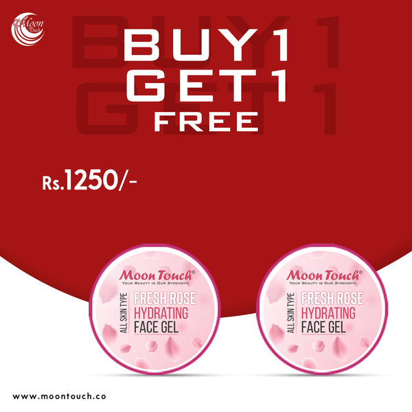 Fresh Rose Hydrating Face Gel (Buy1 Get1 Free)