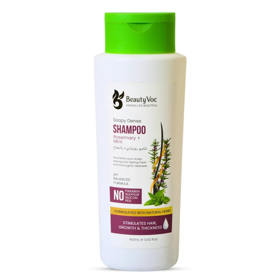 Rosemary Mint Shampoo 400ml By Beauty Voc