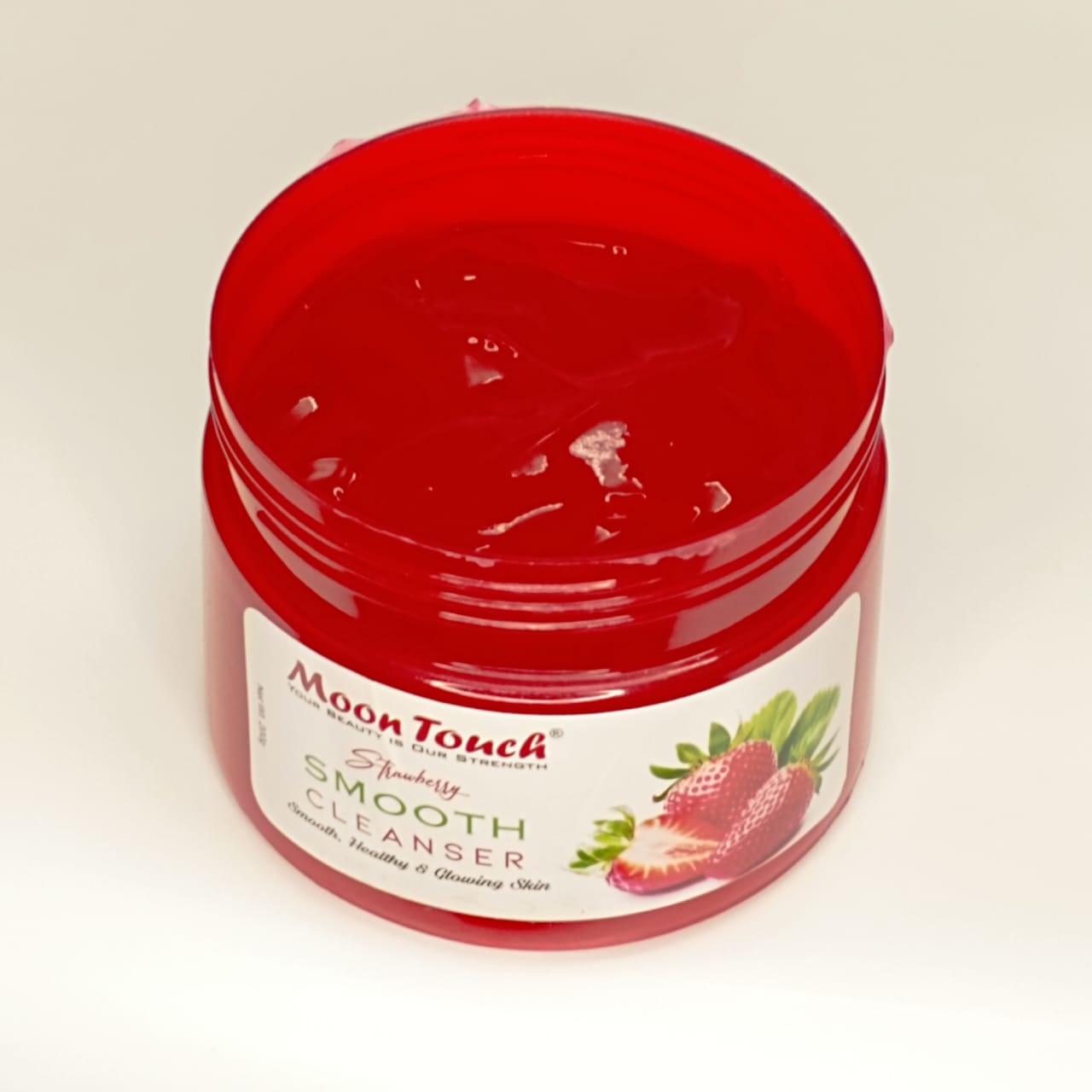 Strawberry Smooth Cleanser (200ml) Fruity Facial - Moon Touch