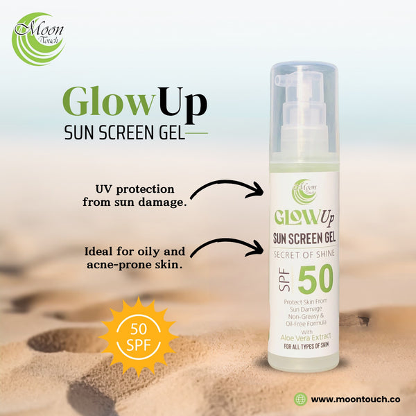 Glow Up Sunscreen Gel 50ml