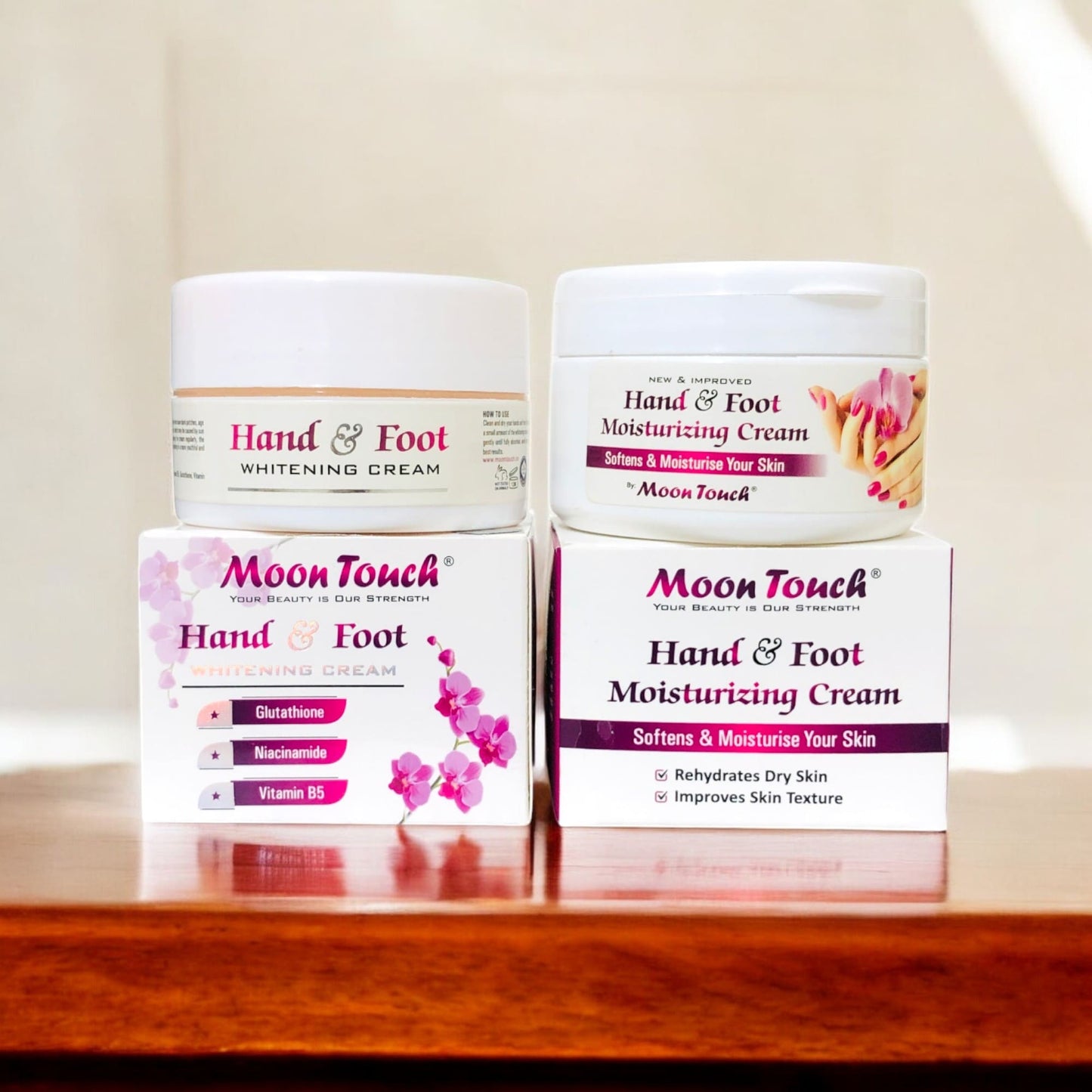 Hand & Foot Care Deal (Whitening Cream + Moisturizing Cream)