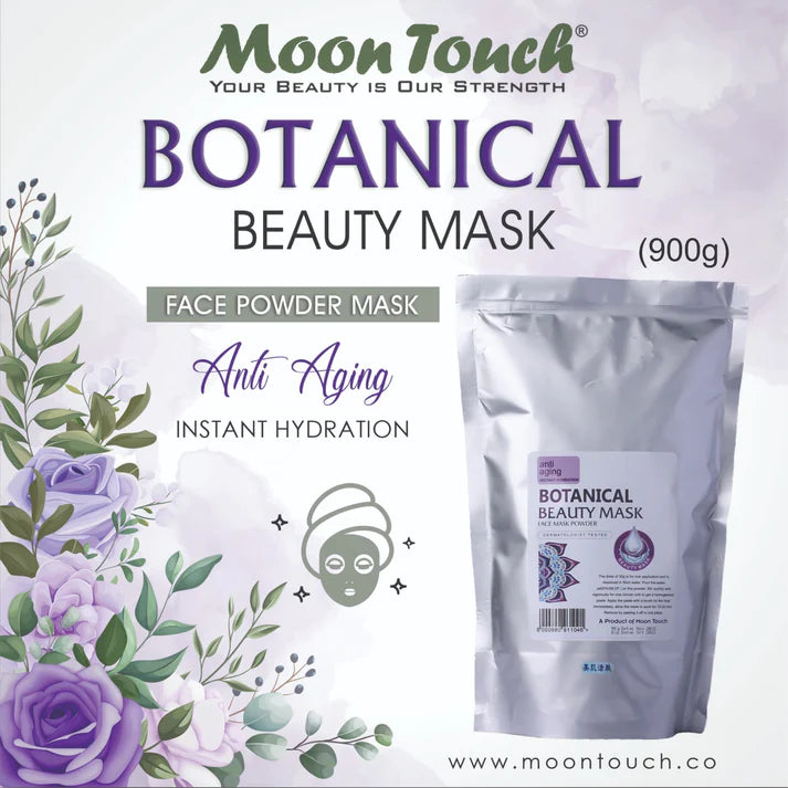 Botanical Beauty Mask 900g + Free Rose Water & Vitamin E 5ml