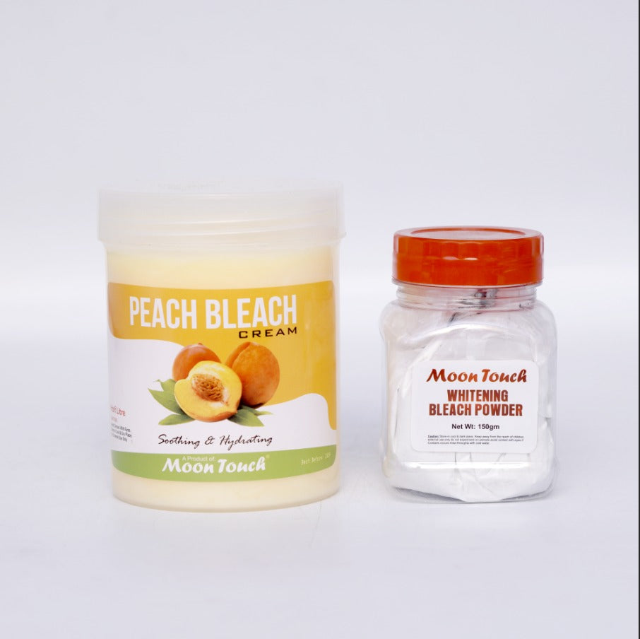 Peach Bleach Cream With Powder Moon Touch
