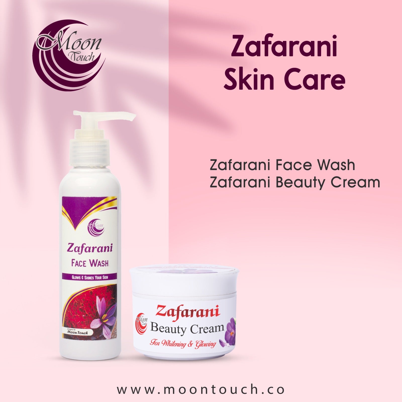 Zafarani Beauty Cream + Face Wash - Moon Touch