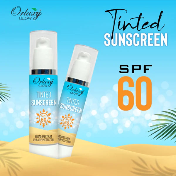 Light Weight Sunscreen SPF60 Tinted By Orlaxy Glow