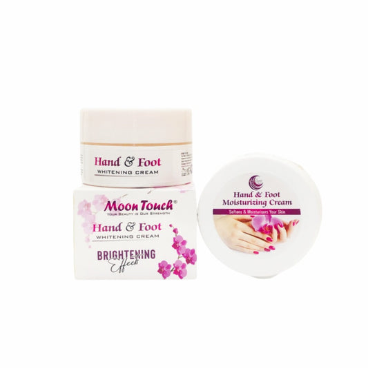 Hand & Foot Care Deal (Whitening Cream + Moisturizing Cream) + Free Glutathione Serum 5ml