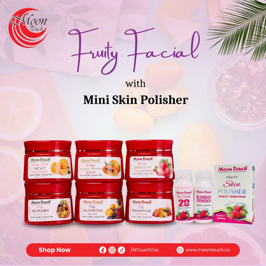 Summer Best Selling Deal - Fruity Facial With Skin Polish Mini +FREE SiliconeBrush