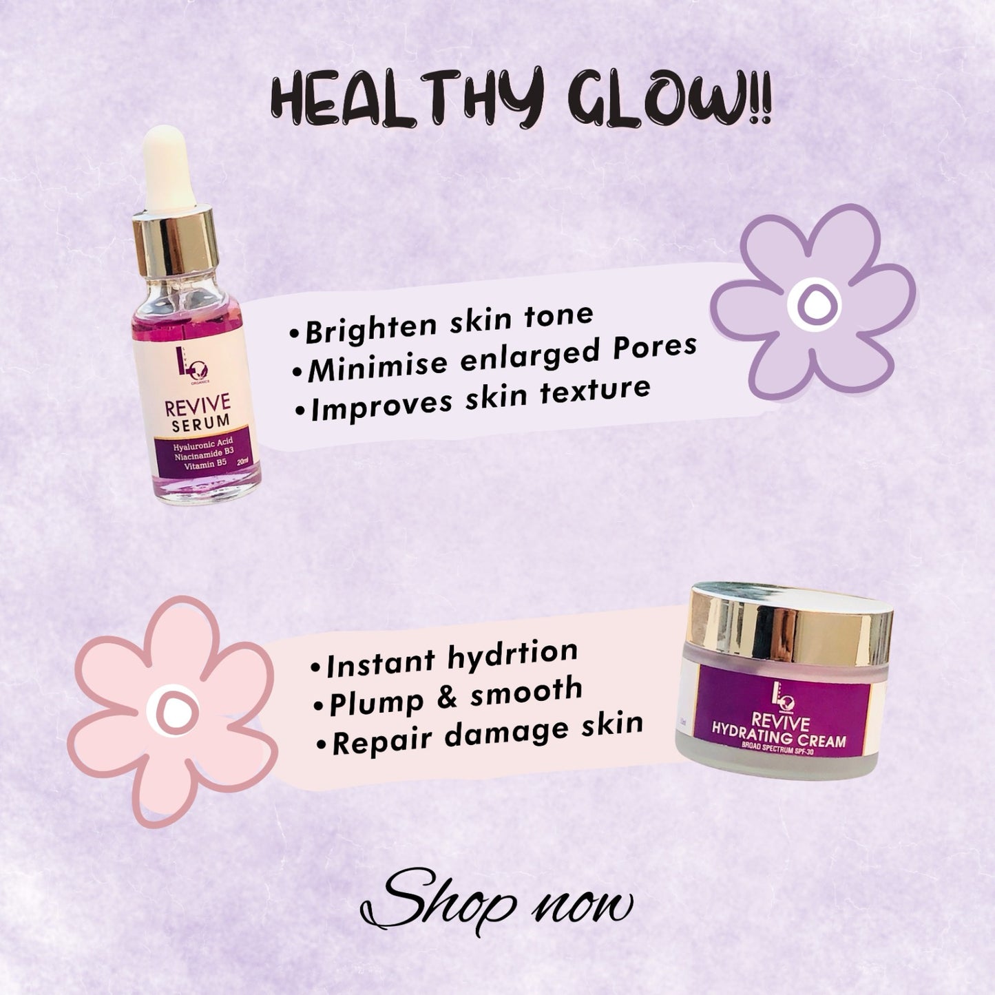 Revive Skin Care Deal (Free PinkGlow Soap) By Live Organics