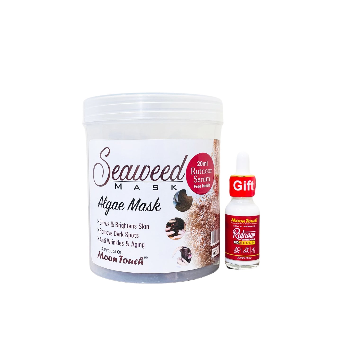 Seaweed Mask 500g + Free Rutnoor Serum 20ml