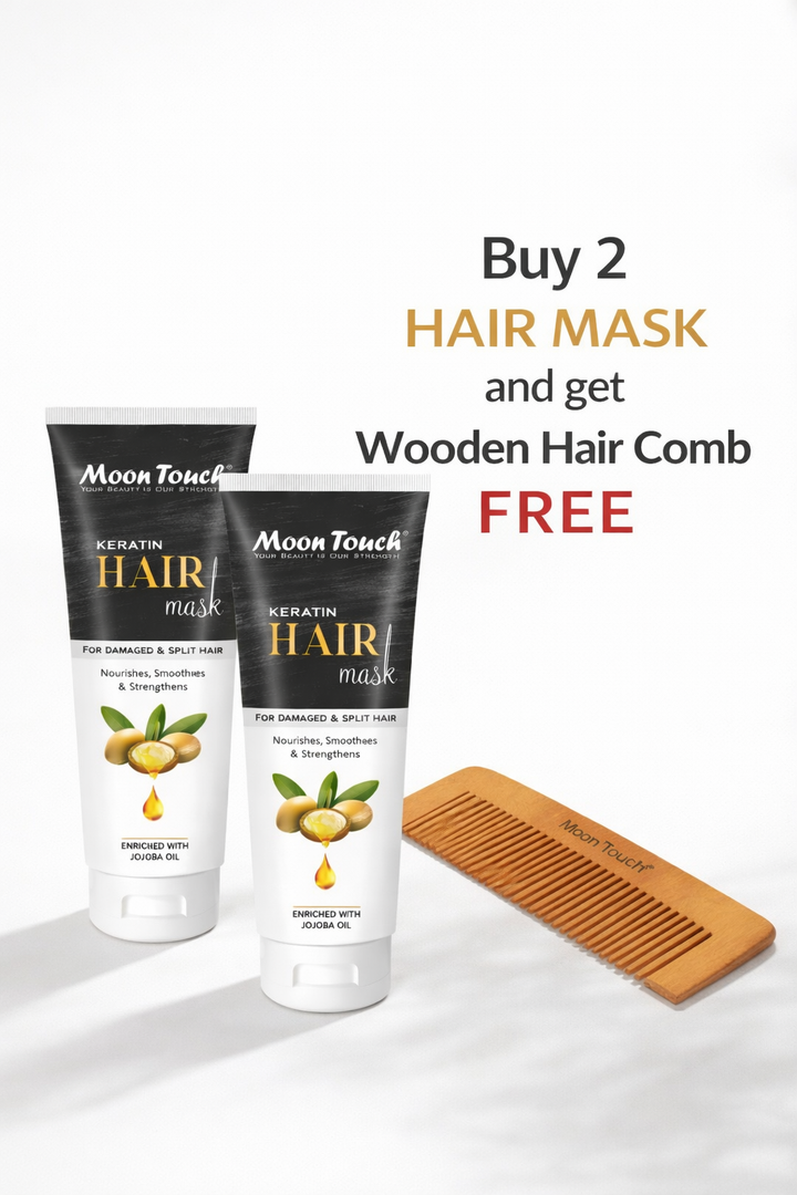 Keratin Hair Mask (For Damage & Split Hair) – Moon Touch