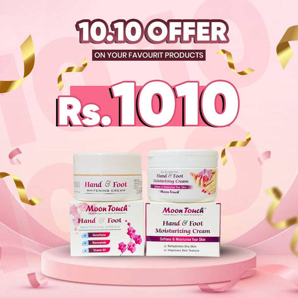 Hand & Foot Care Deal (Whitening Cream + Moisturizing Cream)