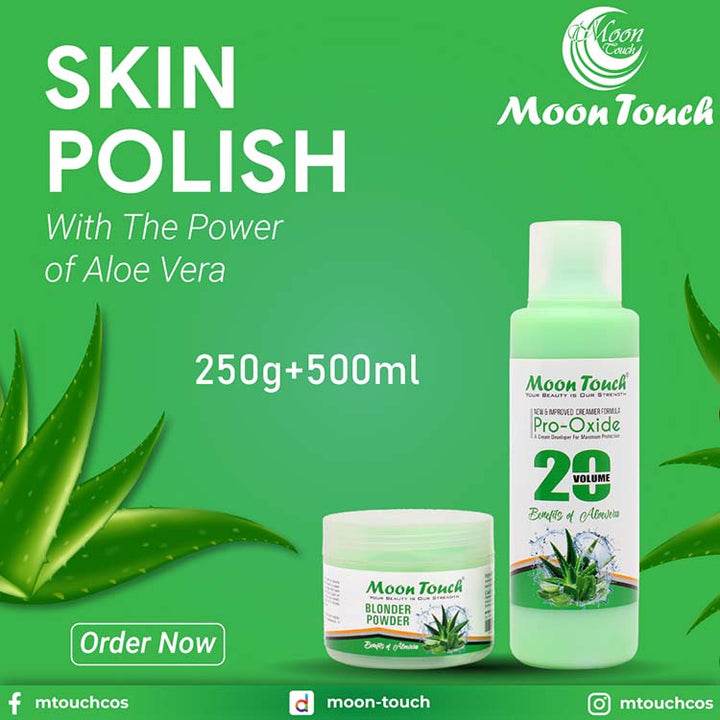 Aloa Vera Skin Polisher (Volume+Blonder) - Moon Touch