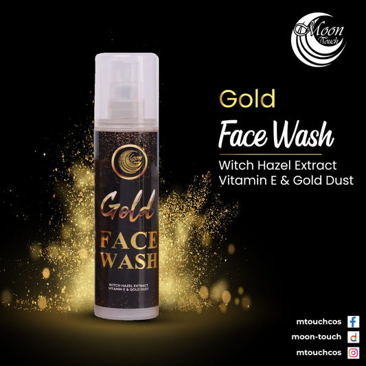 Gold Face Wash (100ml) - Moon Touch