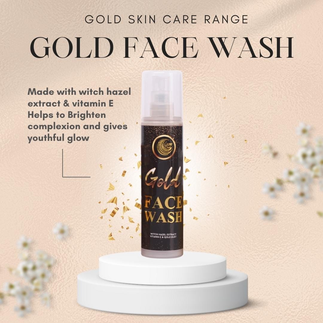 Gold face deals wash