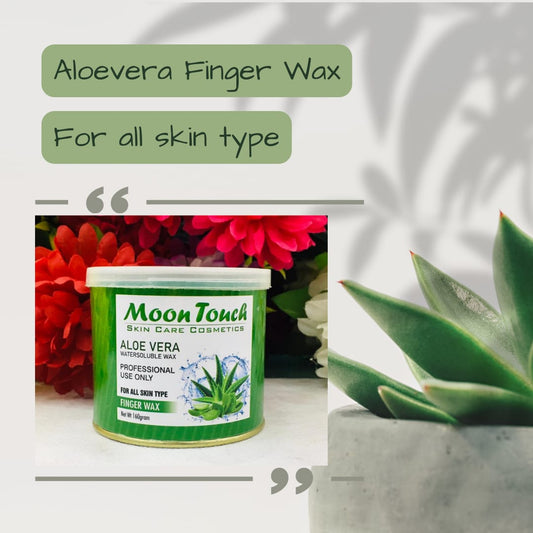 New & Improved Aloe Vera Finger Wax Gross wt. 160g (Guaranteed Best Results) - Moon Touch