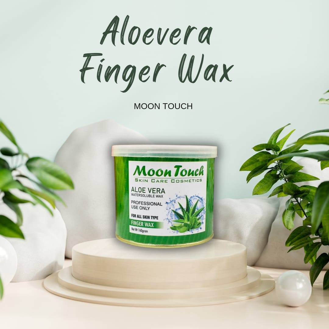 New & Improved Aloe Vera Finger Wax Gross wt. 160g (Guaranteed Best Results) - Moon Touch