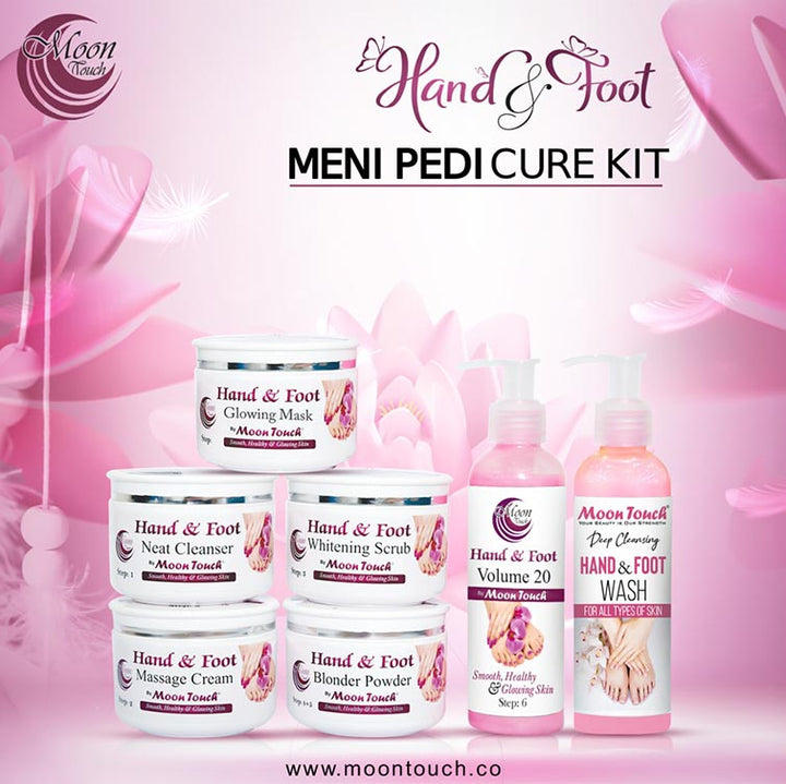 Hand & Foot Mani Pedi Cure Kit (7Pcs) - Moon Touch