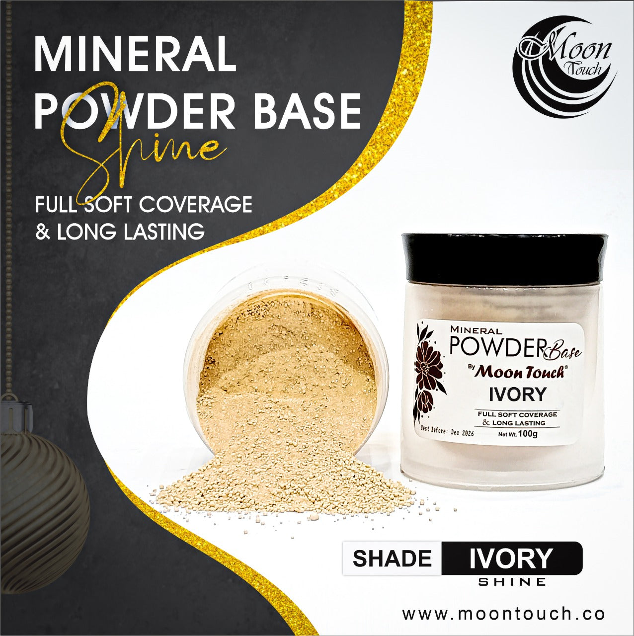 Infinity Base Powder Shine Powder Base 100g – Moon Touch