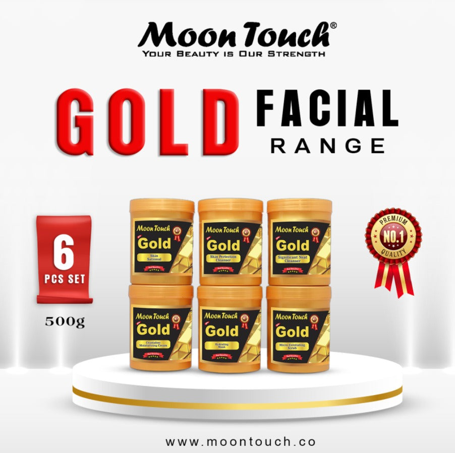 24k Gold Facial (6Pcs) - Moon Touch